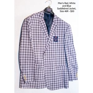 Men's Red, White and Blue Saddlebred Jacket